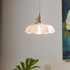 Lampada a Sospensione con Pendente a Fiore Francese