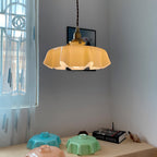 Lampada a Sospensione con Pendente a Fiore Francese