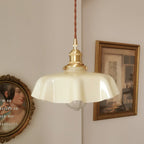 Lampada a Sospensione con Pendente a Fiore Francese