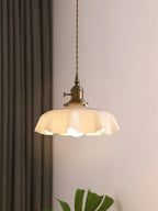 Lampada a Sospensione con Pendente a Fiore Francese