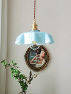 Lampada a Sospensione con Pendente a Fiore Francese
