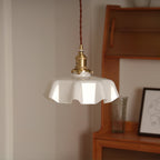 Lampada a Sospensione con Pendente a Fiore Francese