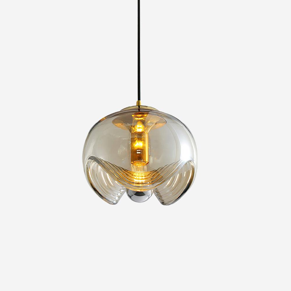 Lampada a sospensione Frivona – Vetro – Trasparente – 1/3 punti luce – Moderno