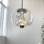 Lampada a sospensione Frivona – Vetro – Trasparente – 1/3 punti luce – Moderno