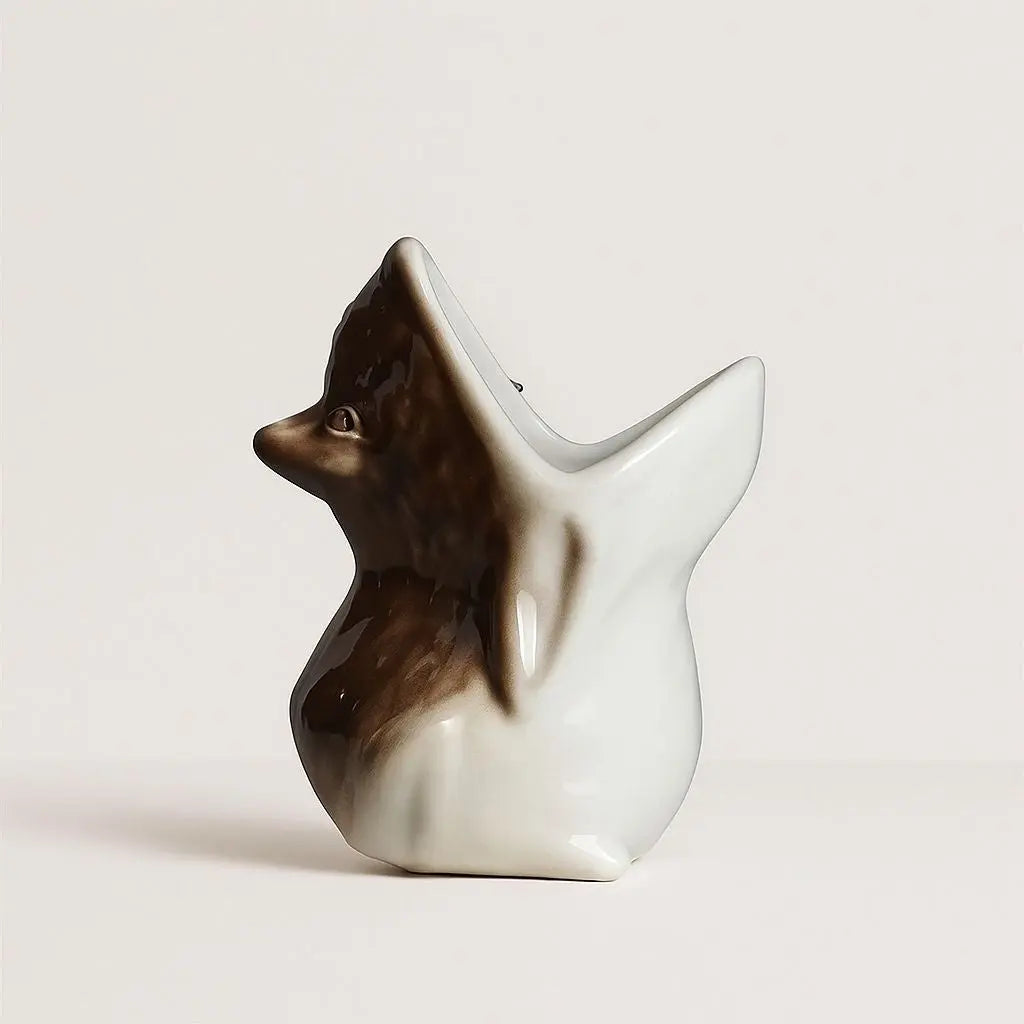 Vaso in Ceramica a Forma di Rana Frondy