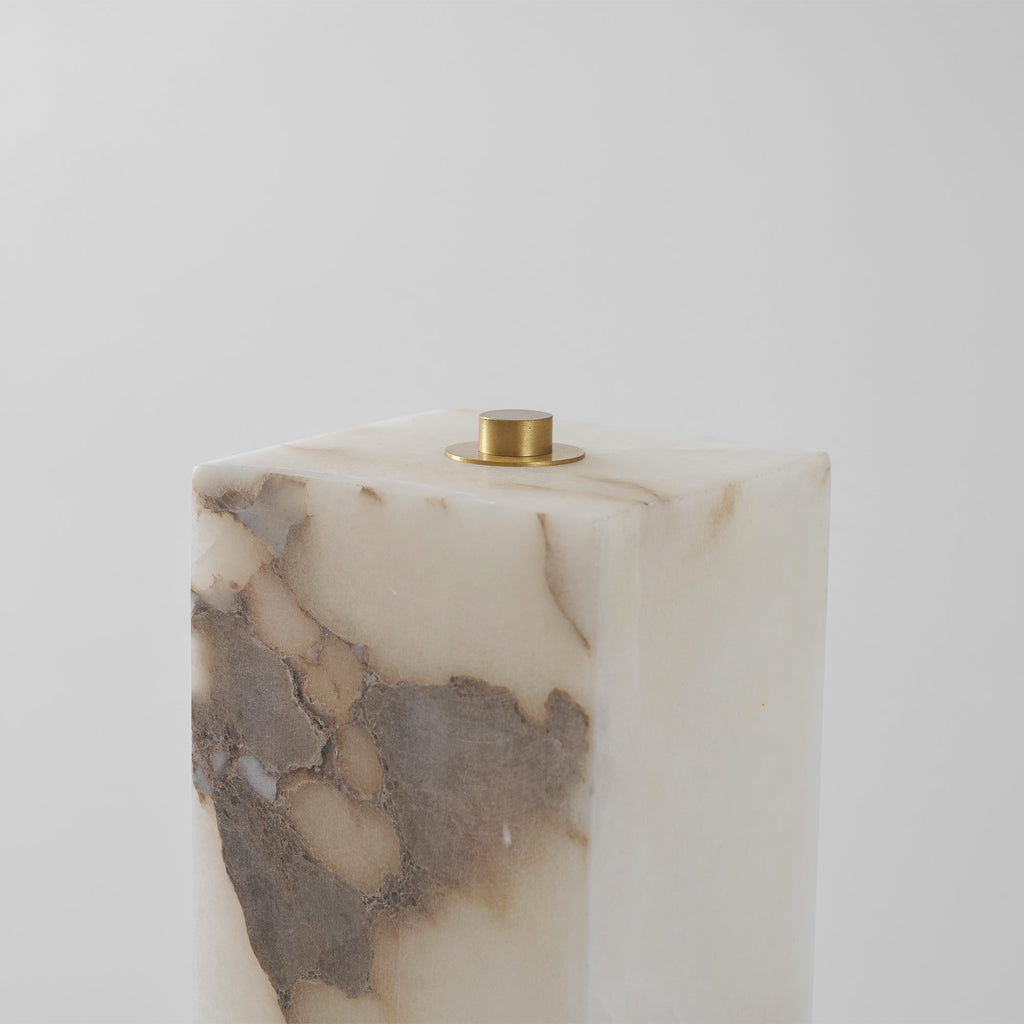Lampada da Terra Alabastro Congelato
