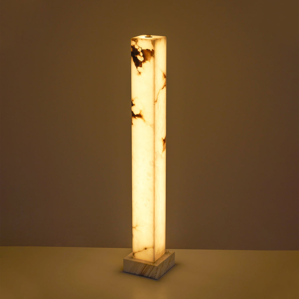 Lampada da Terra Alabastro Congelato