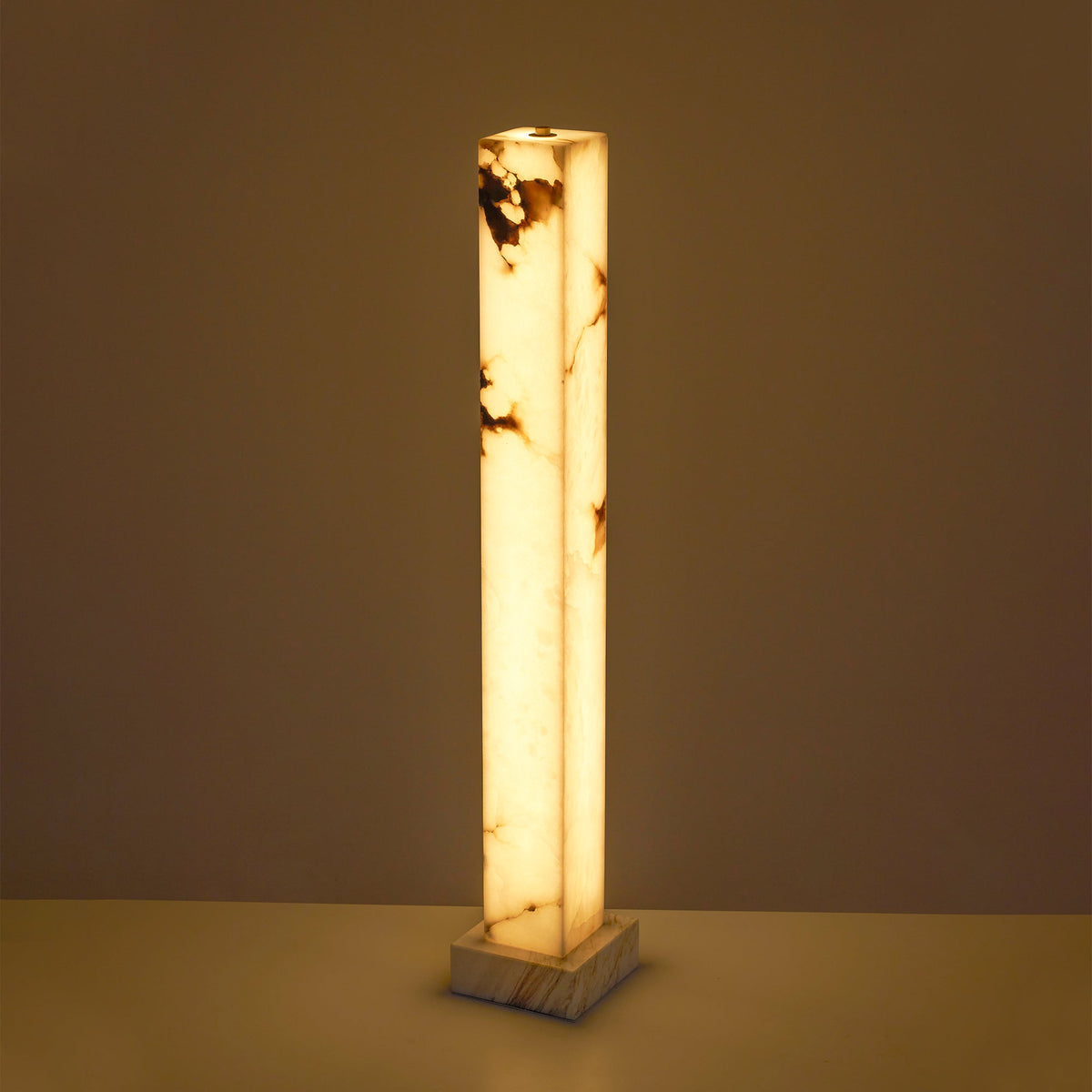 Lampada da Terra Alabastro Congelato