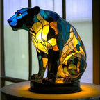 Statua Luminescente – Lampada Notturna Artistica a LED con Motivo di Razze Canine