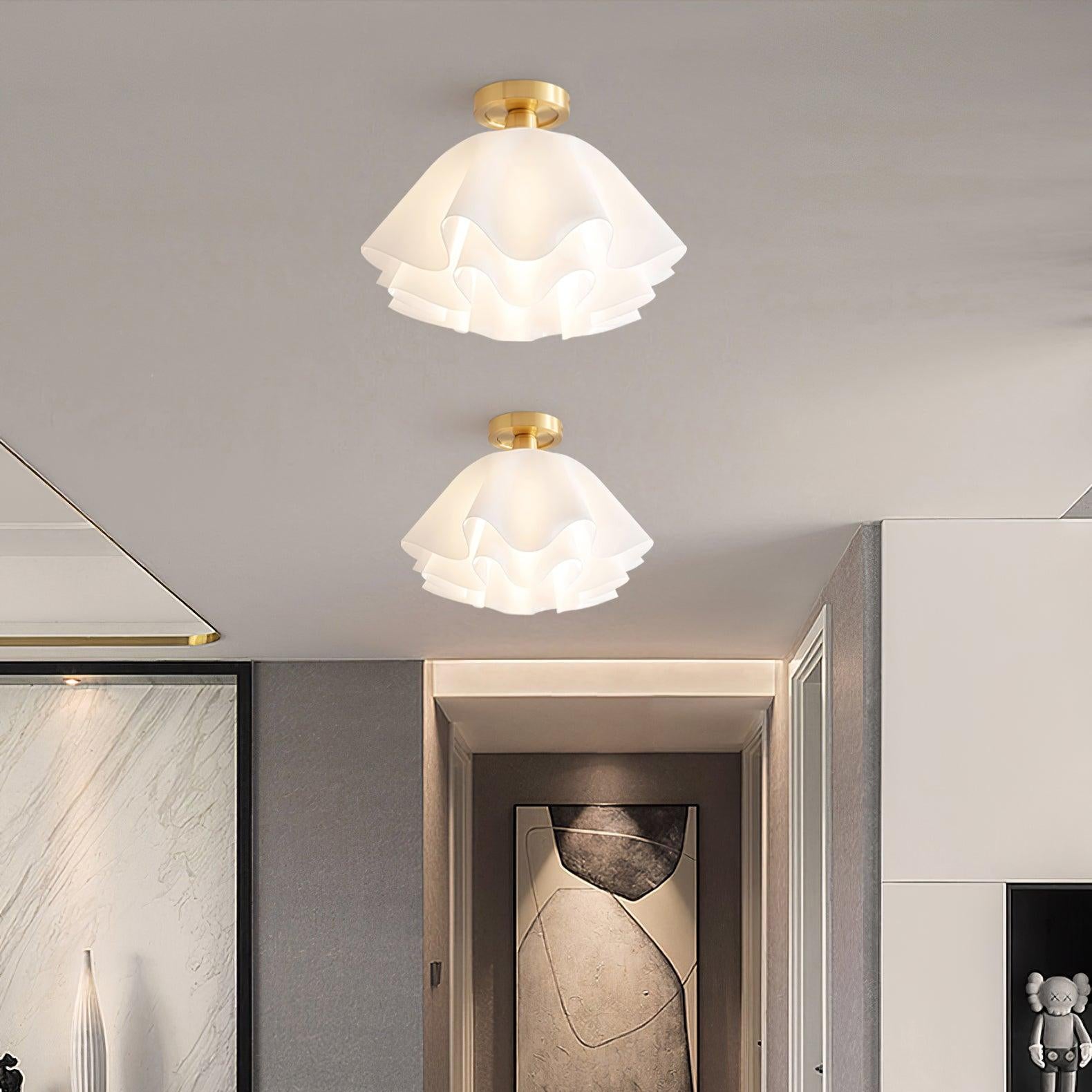 Lampada da Soffitto Menro a Forma di Fiore