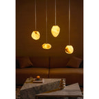 Lampada a sospensione Pebbles in Alabastro