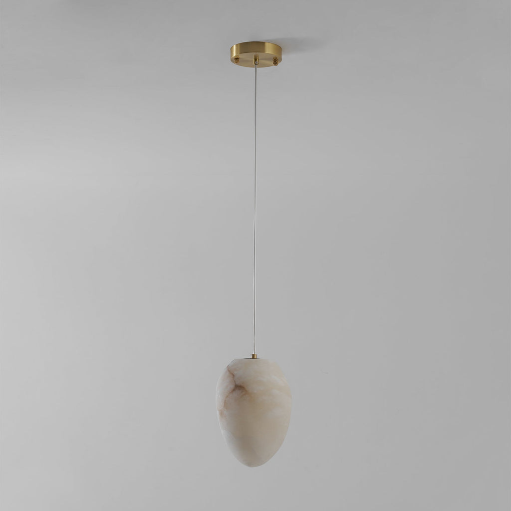 Lampada a sospensione Pebbles in Alabastro