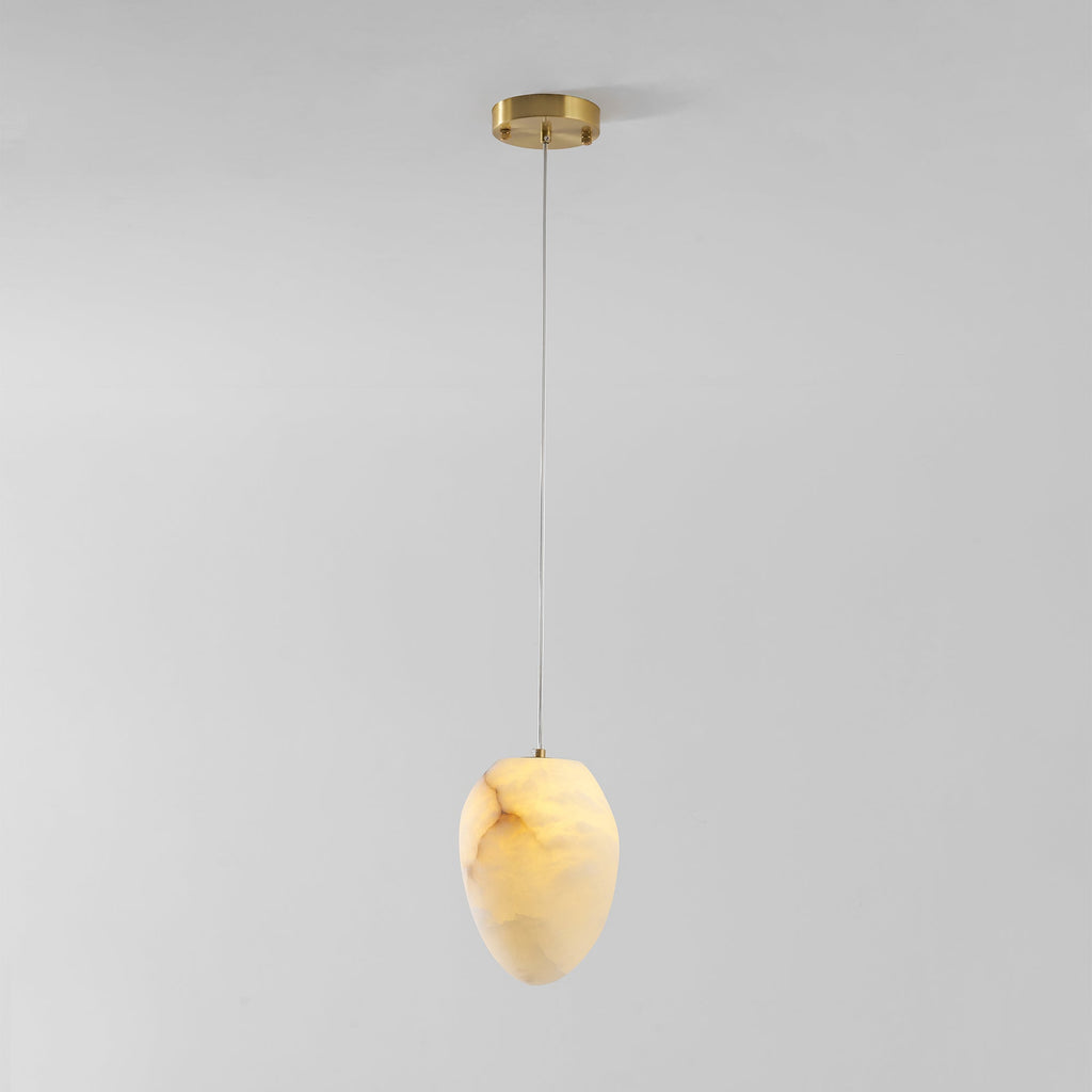 Lampada a sospensione Pebbles in Alabastro