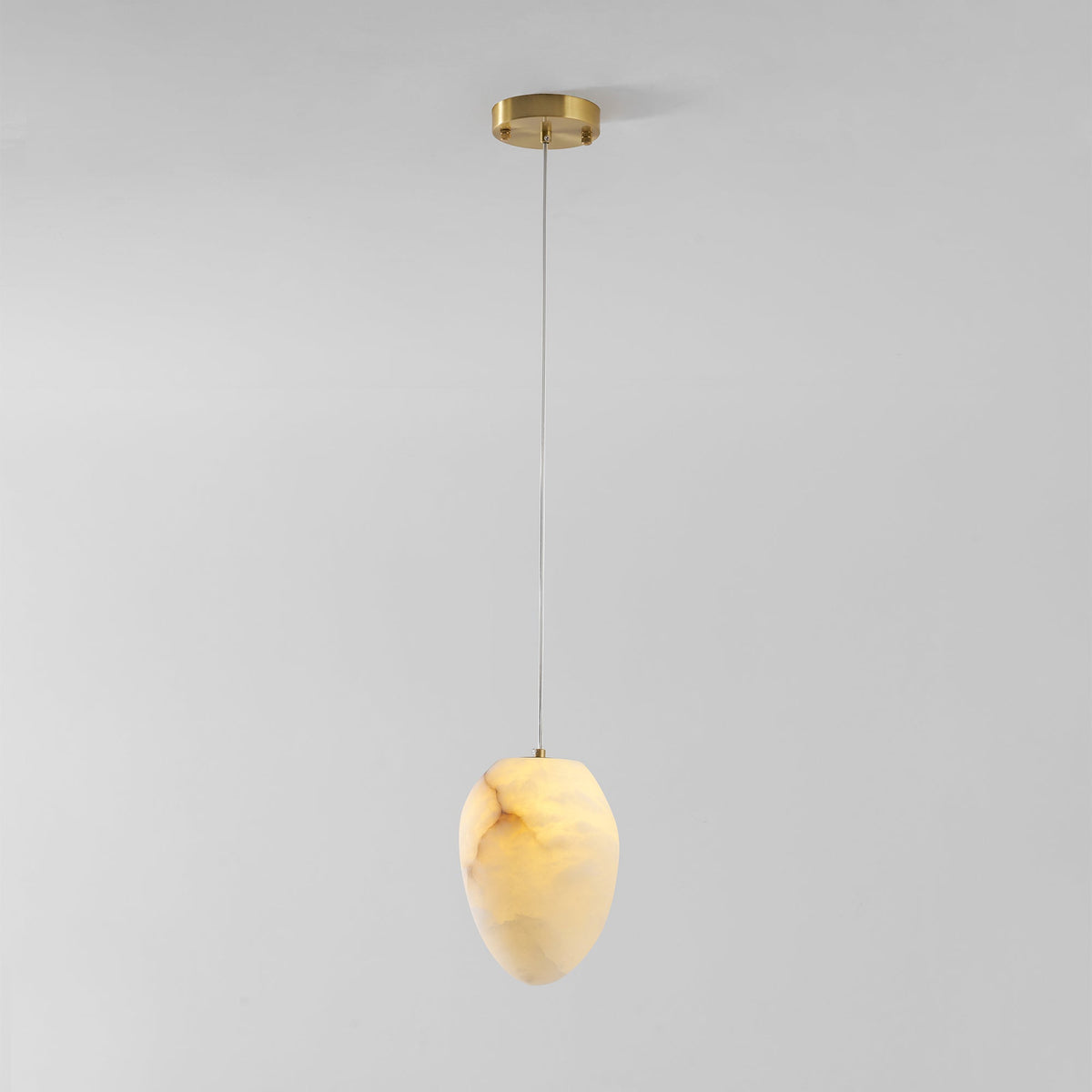 Lampada a sospensione Pebbles in Alabastro