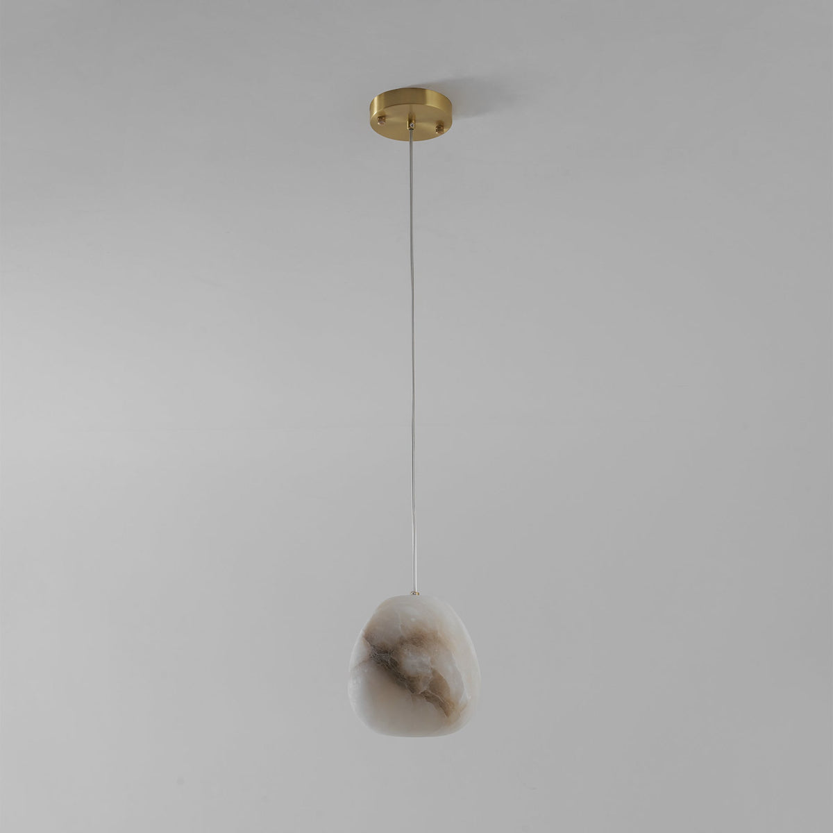 Lampada a sospensione Pebbles in Alabastro
