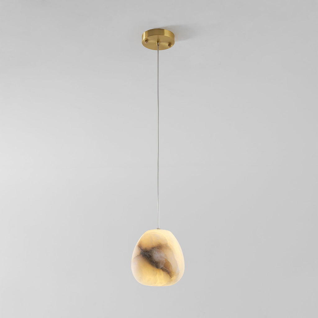 Lampada a sospensione Pebbles in Alabastro