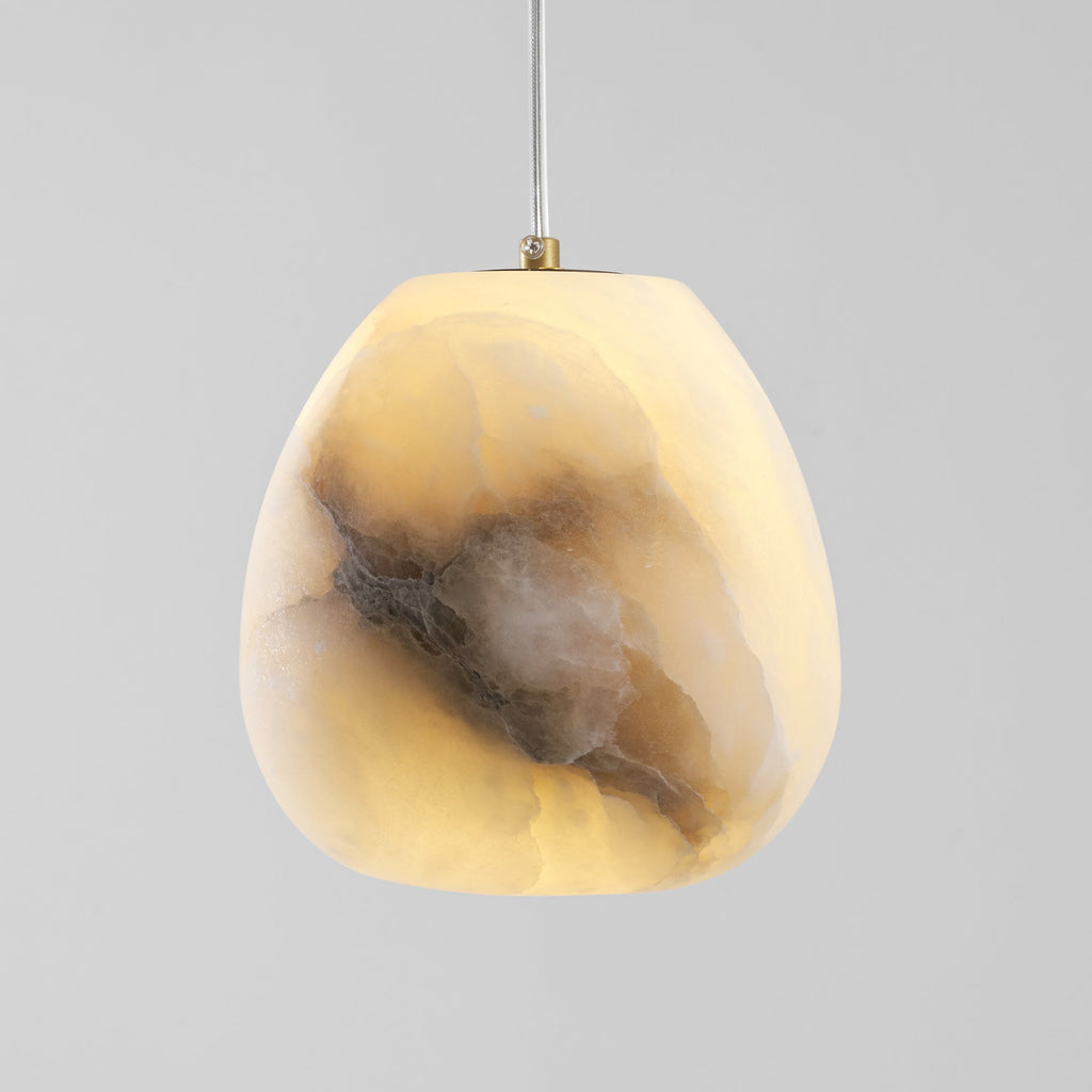 Lampada a sospensione Pebbles in Alabastro