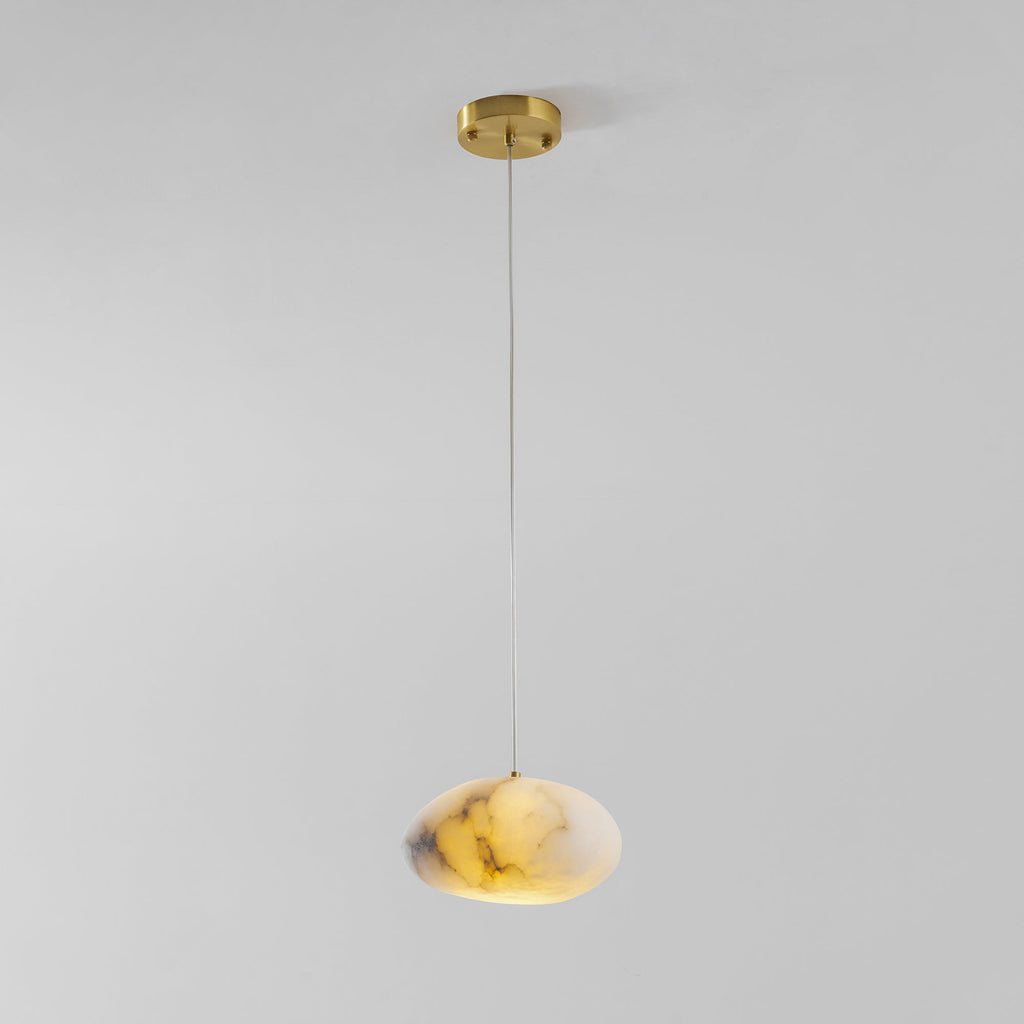 Lampada a sospensione Pebbles in Alabastro