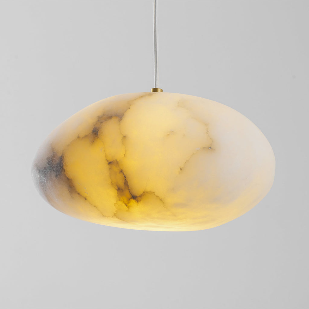 Lampada a sospensione Pebbles in Alabastro
