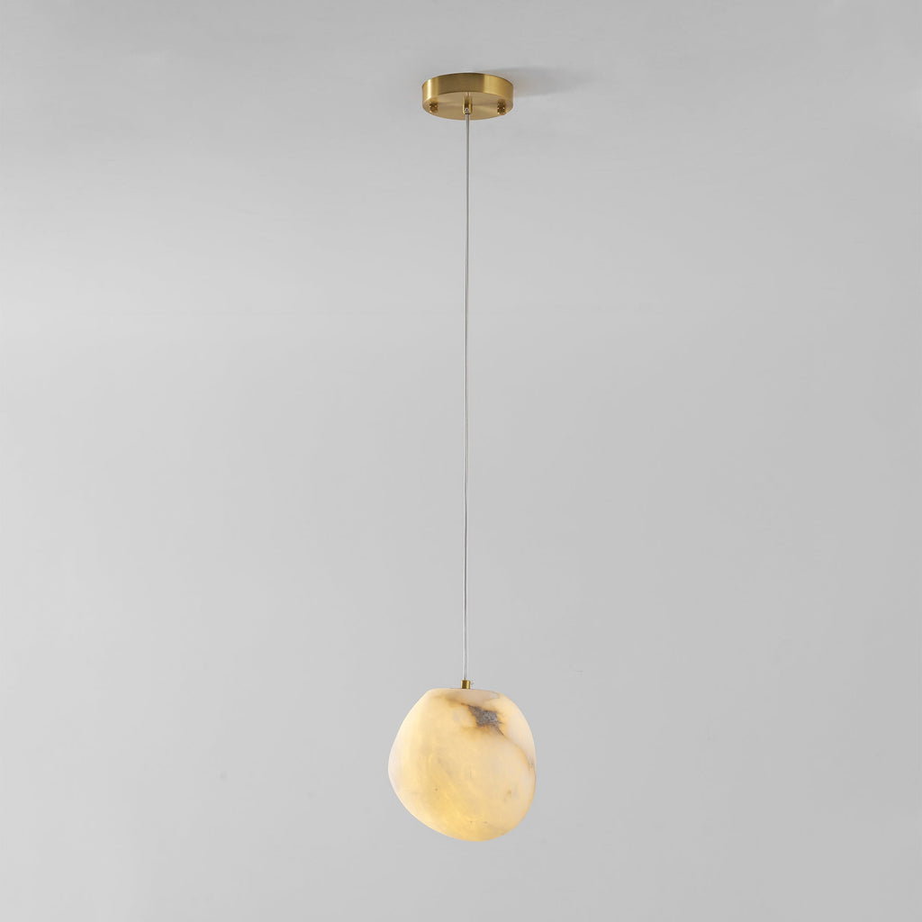 Lampada a sospensione Pebbles in Alabastro