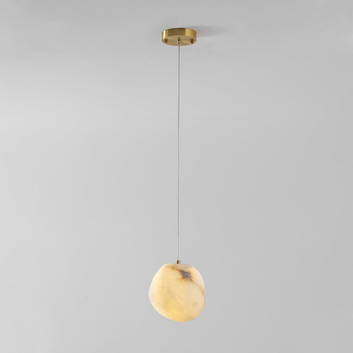 Lampada a sospensione Pebbles in Alabastro