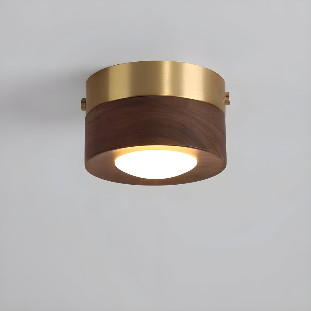 WalnutLume Light – Moderno lampadario a LED in legno di noce