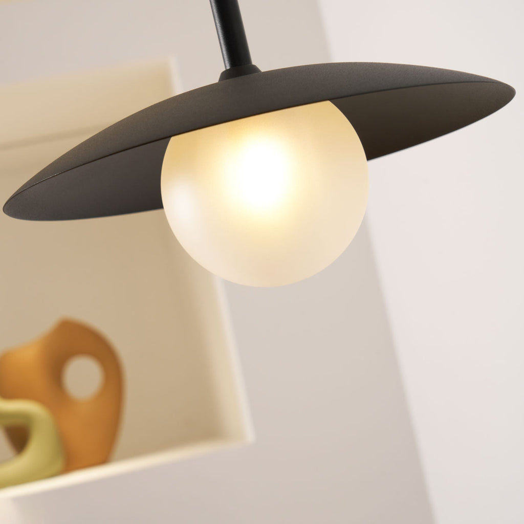 Lampada da parete Gea con braccio oscillante