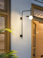 Lampada da parete Gea con braccio oscillante