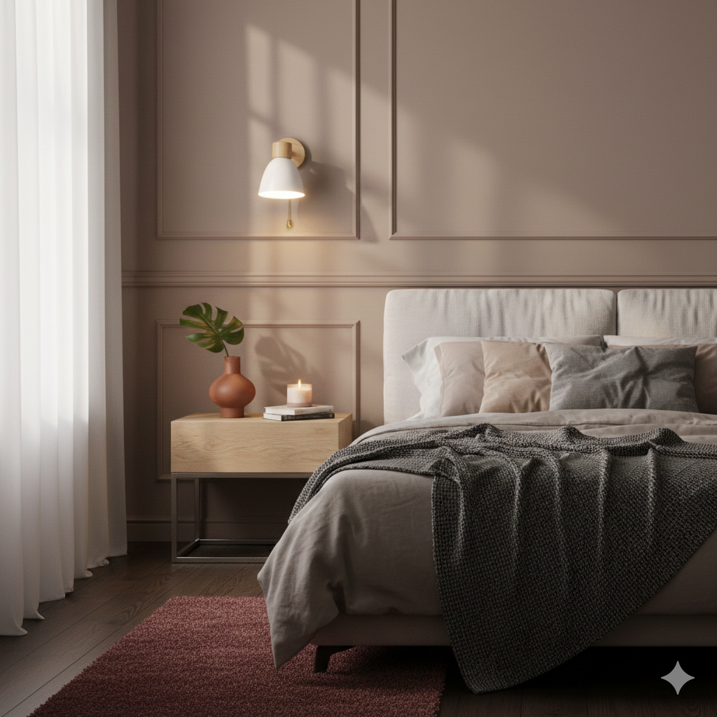 Applique a parete LED in legno a cono moderno minimalista | 1 luce