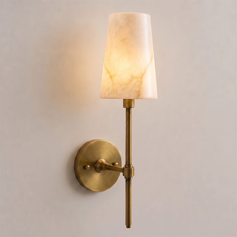 Applique da muro Hillsdale Alabaster