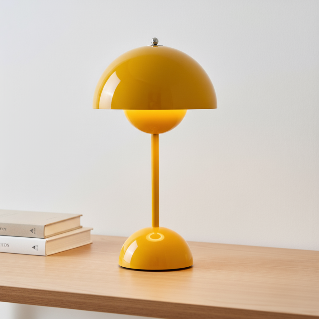 NordicNest Lampada da Tavolo Scandinava | Dimmerabile, Moderna & Lampada da Notte