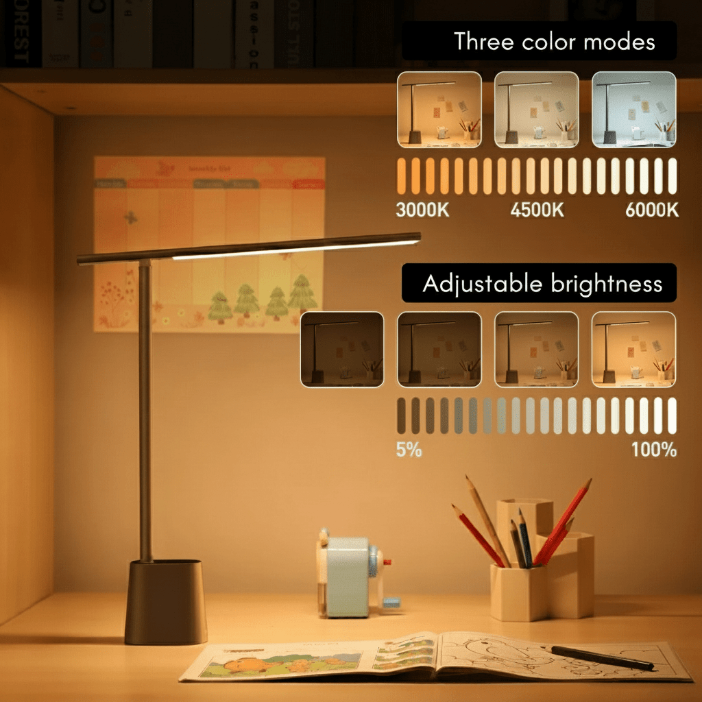 Lampada da Tavolo Smart LED Ricaricabile e Pieghevole