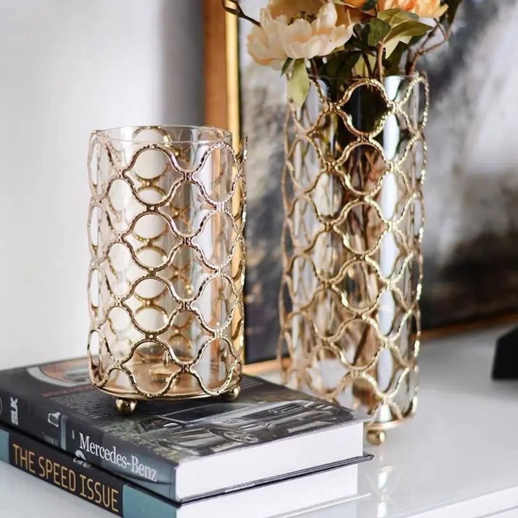 Vaso in Vetro Geometrico Clara