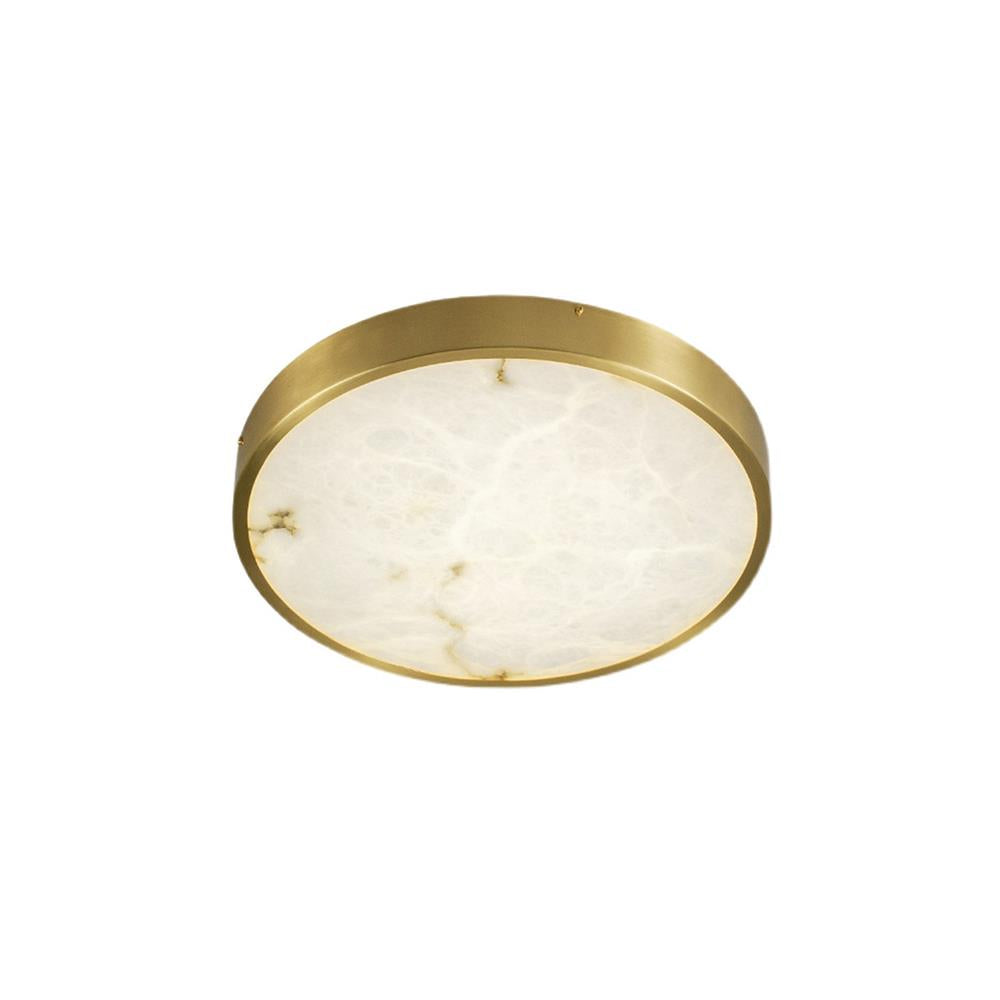 Lampada da soffitto in alabastro incassata Uzoror