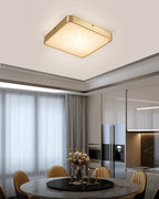 Lampada da soffitto in alabastro incassata Uzoror