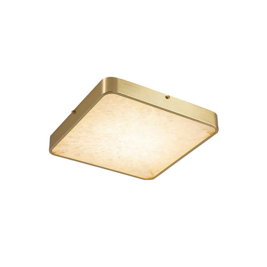 Lampada da soffitto in alabastro incassata Uzoror