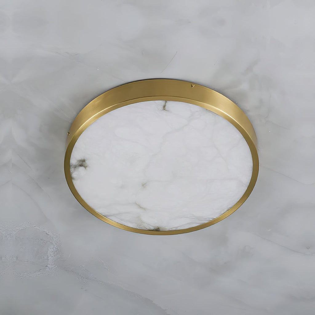 Lampada da soffitto in alabastro incassata Uzoror
