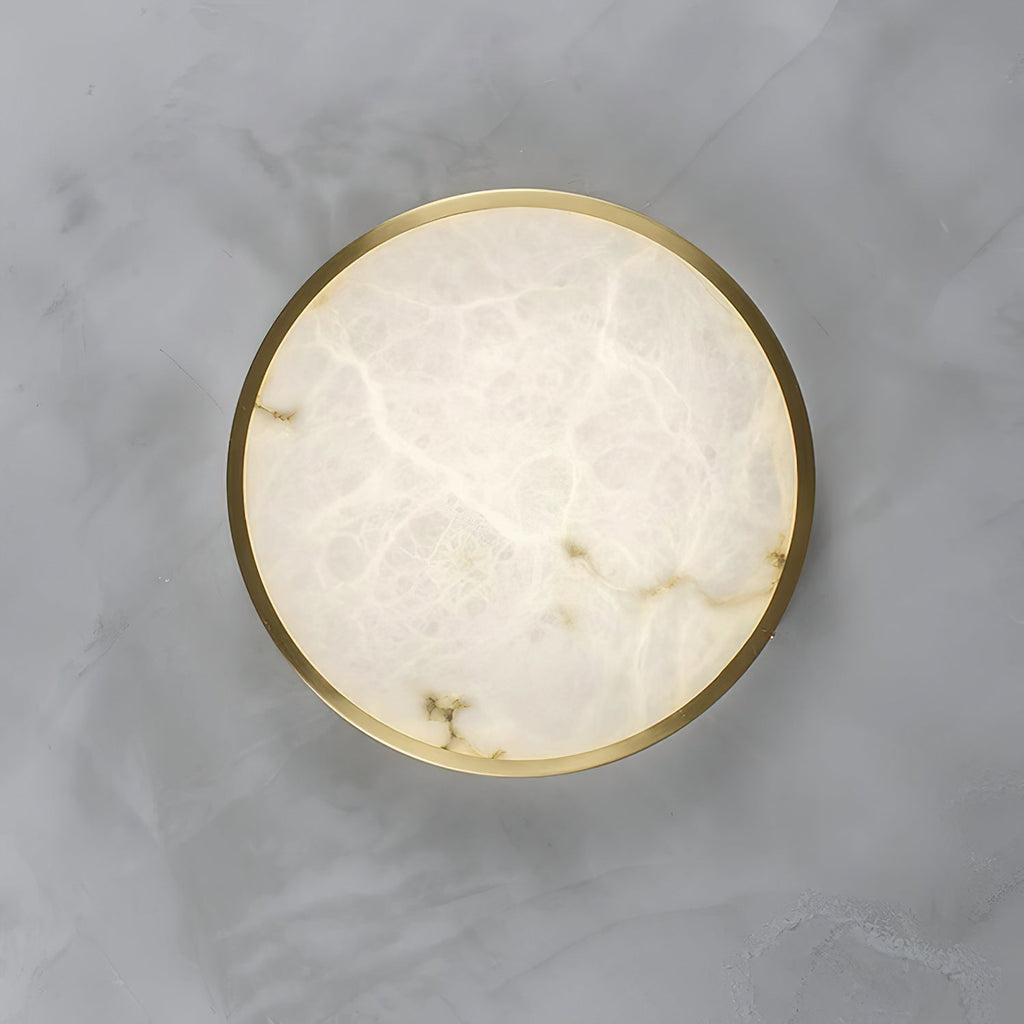 Lampada da soffitto in alabastro incassata Uzoror