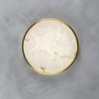 Lampada da soffitto in alabastro incassata Uzoror