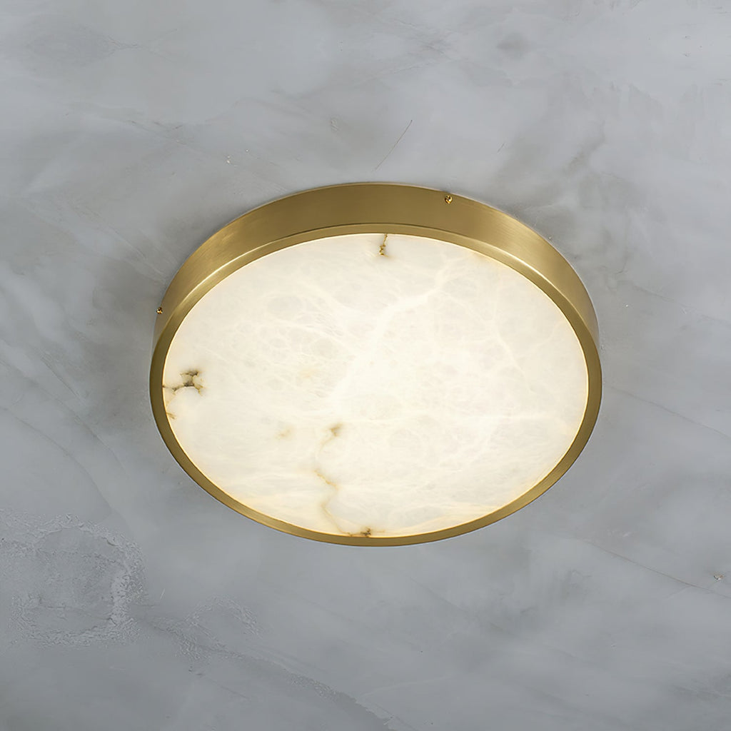 Lampada da soffitto in alabastro incassata Uzoror