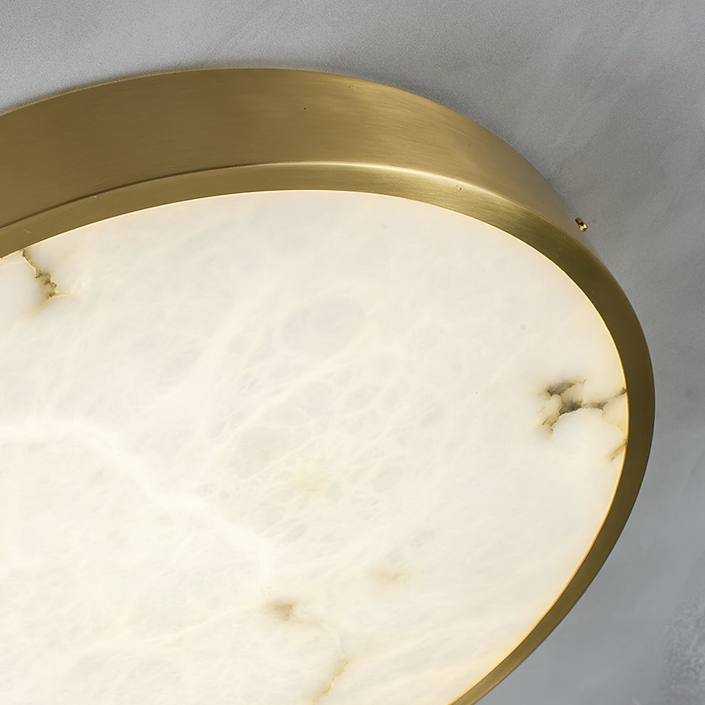 Lampada da soffitto in alabastro incassata Uzoror