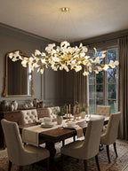 Lampadario Ramo di Ginkgo