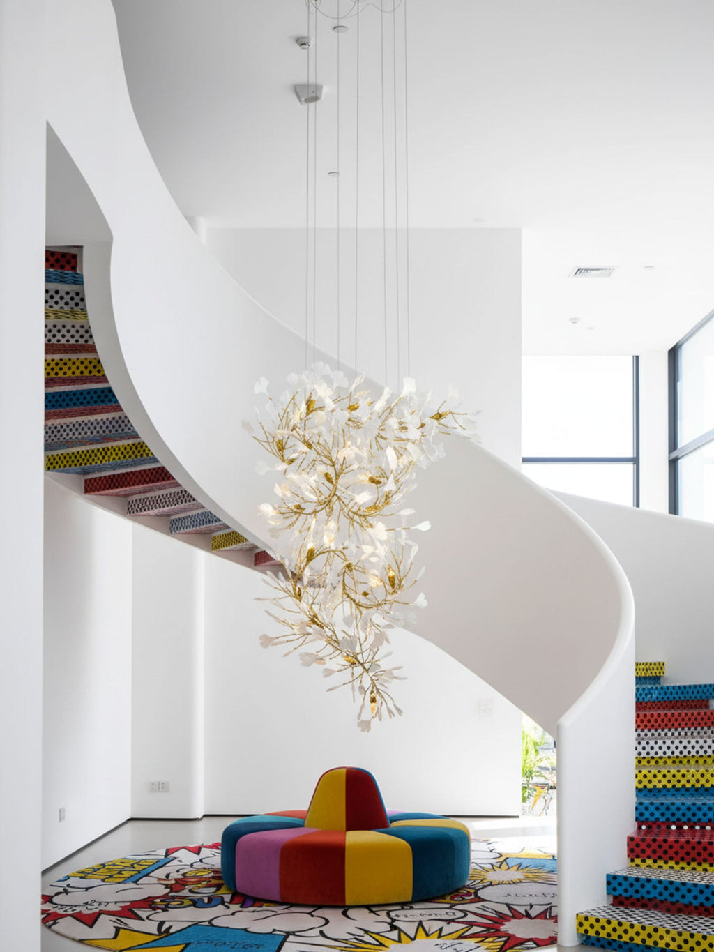 Lampadario Gingko Vortex