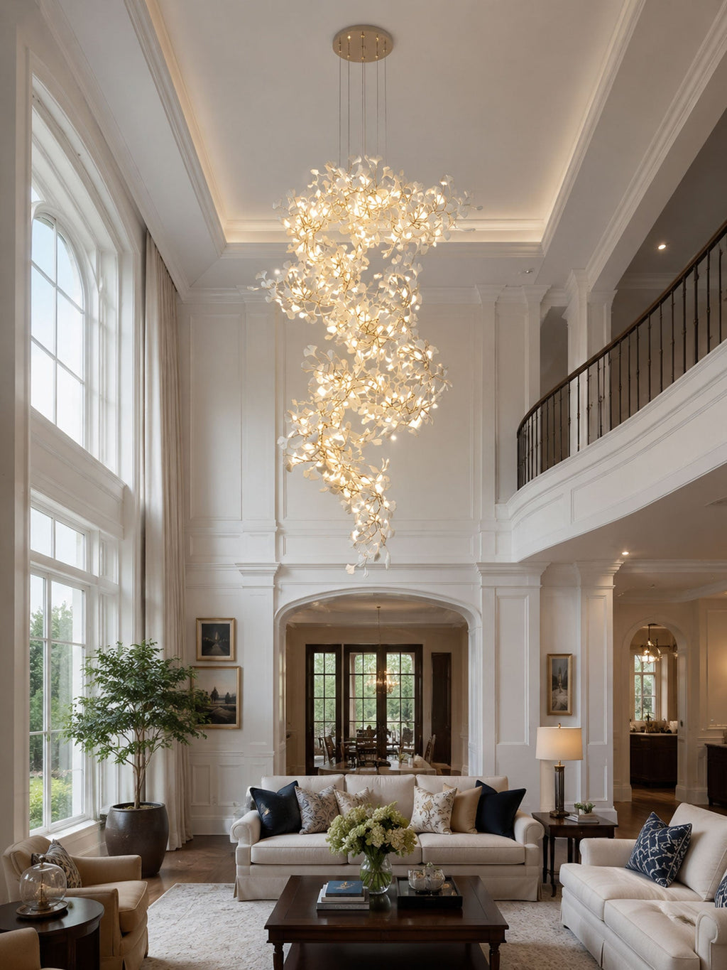 Lampadario Gingko Vortex