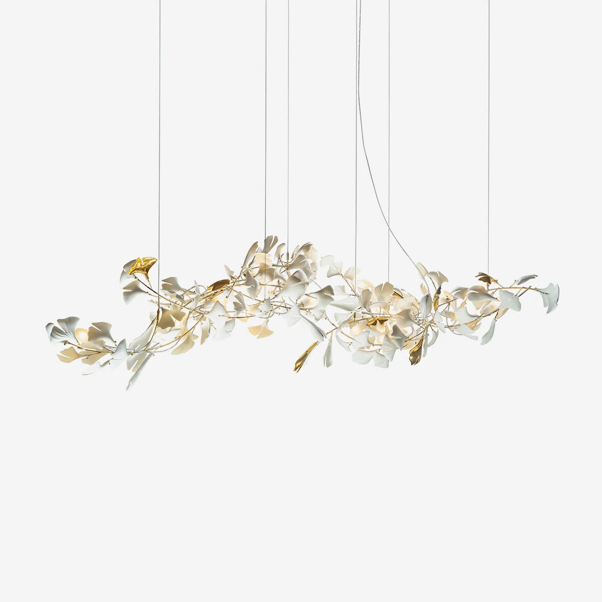 Lampadario in Porcellana Gingko