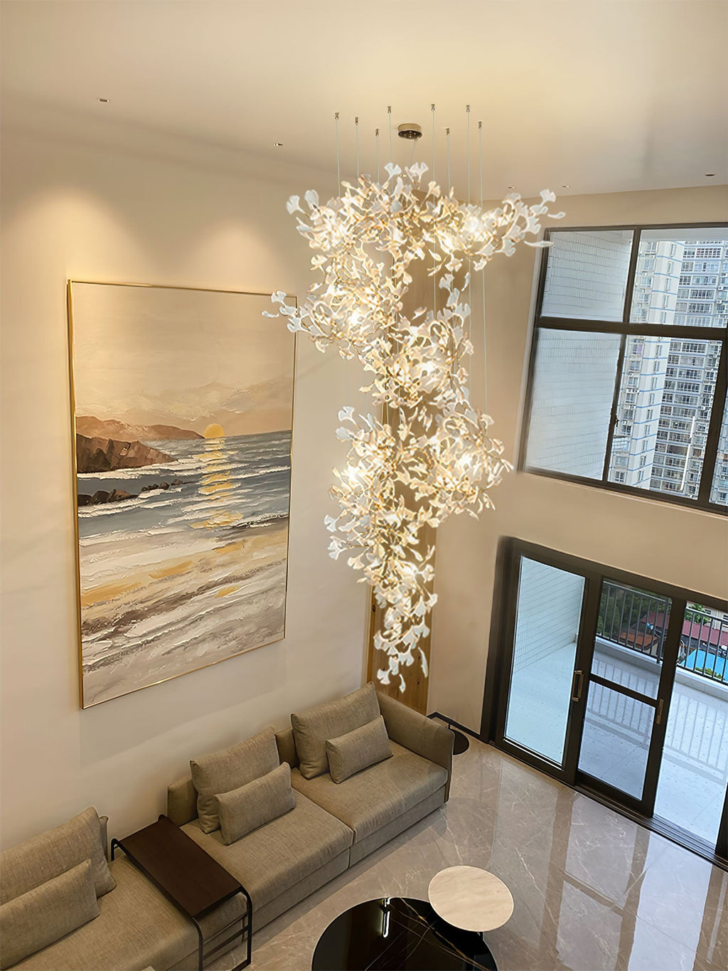 Lampadario Gingko Vortex
