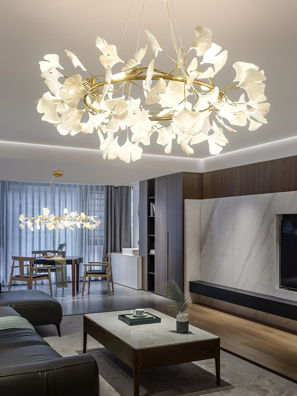 Lampadario Gingko Crown