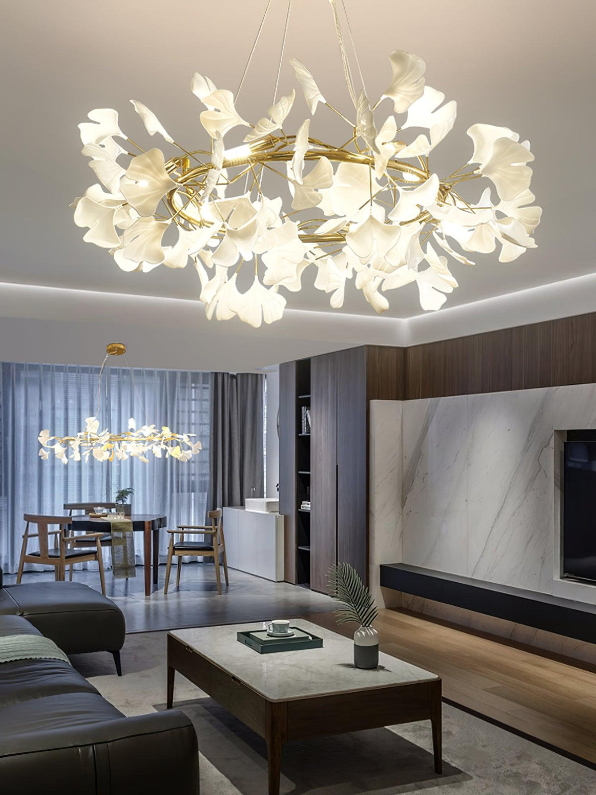 Lampadario Gingko Crown