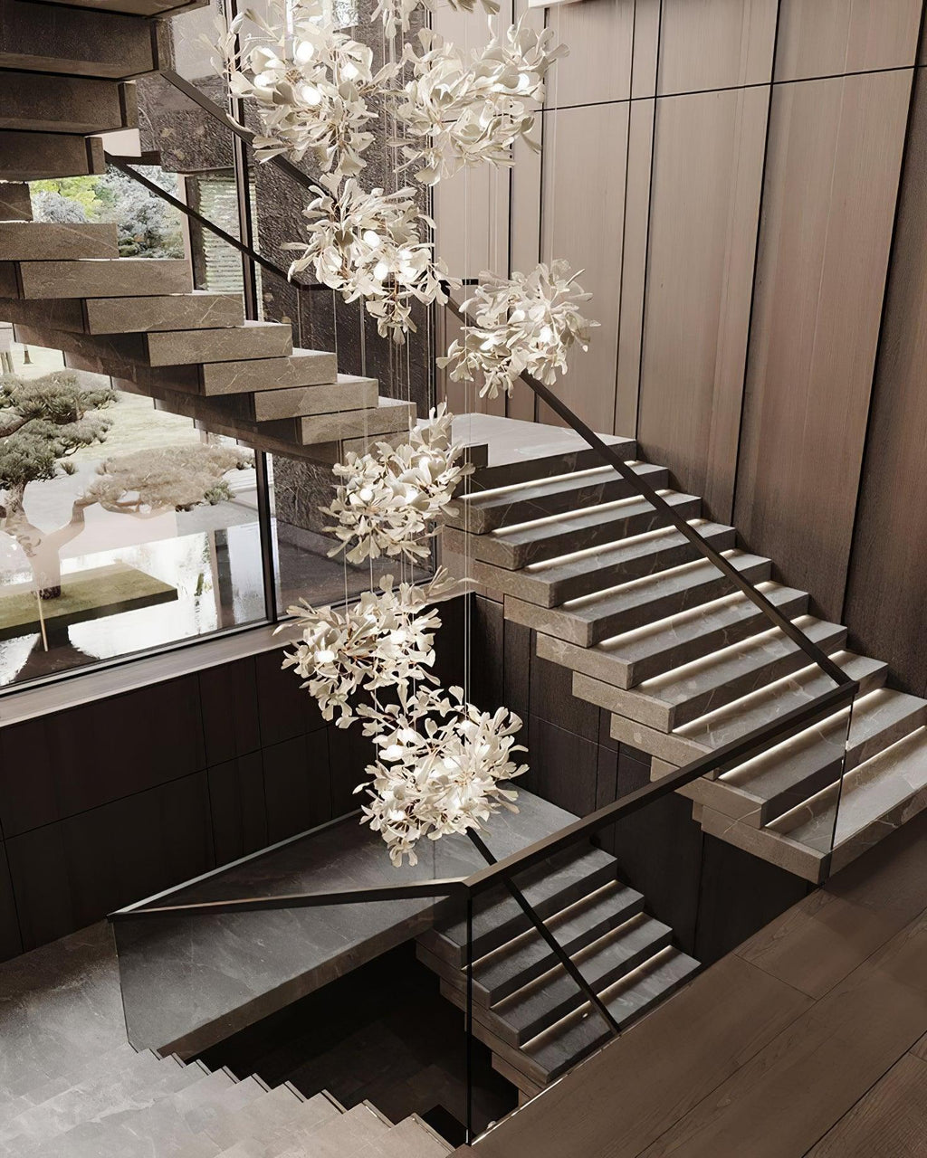 Lampadario Gingko Vortex