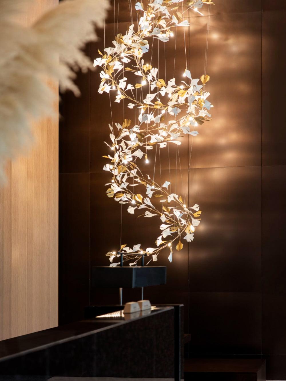 Lampadario Gingko Vortex